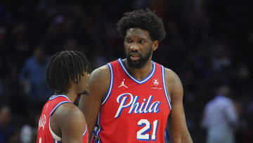 Joel Embiid, Tyrese Maxey 