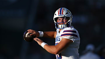 Kansas football quarterback Cole Ballard
