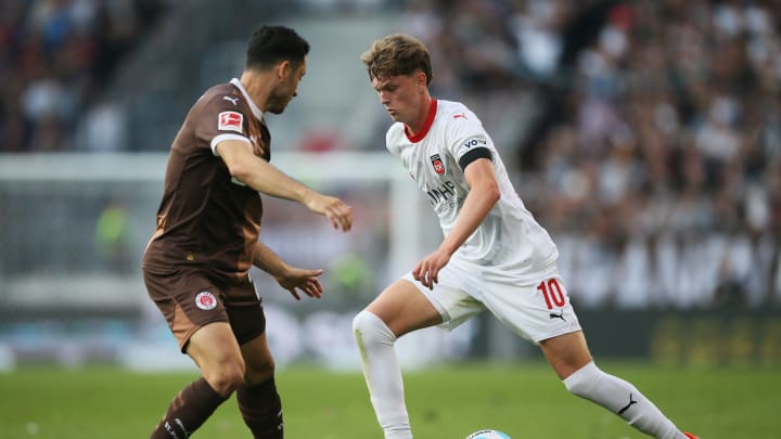 Paul Wanner in action for Heidenheim 