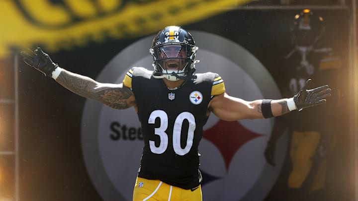 Pittsburgh Steelers running back Jaylen Warren.