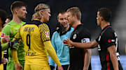 Erling Haaland und Martin Hinteregger gerieten aneinander