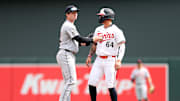 José Miranda cometió un error al corren las bases ante los Tigres
