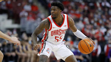 Ohio State Buckeyes forward E.J. Liddell looks to get back in the win column after a 78-68 loss on Thursday at Wisconsin.