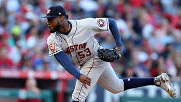 Houston Astros pitcher Christian Javier