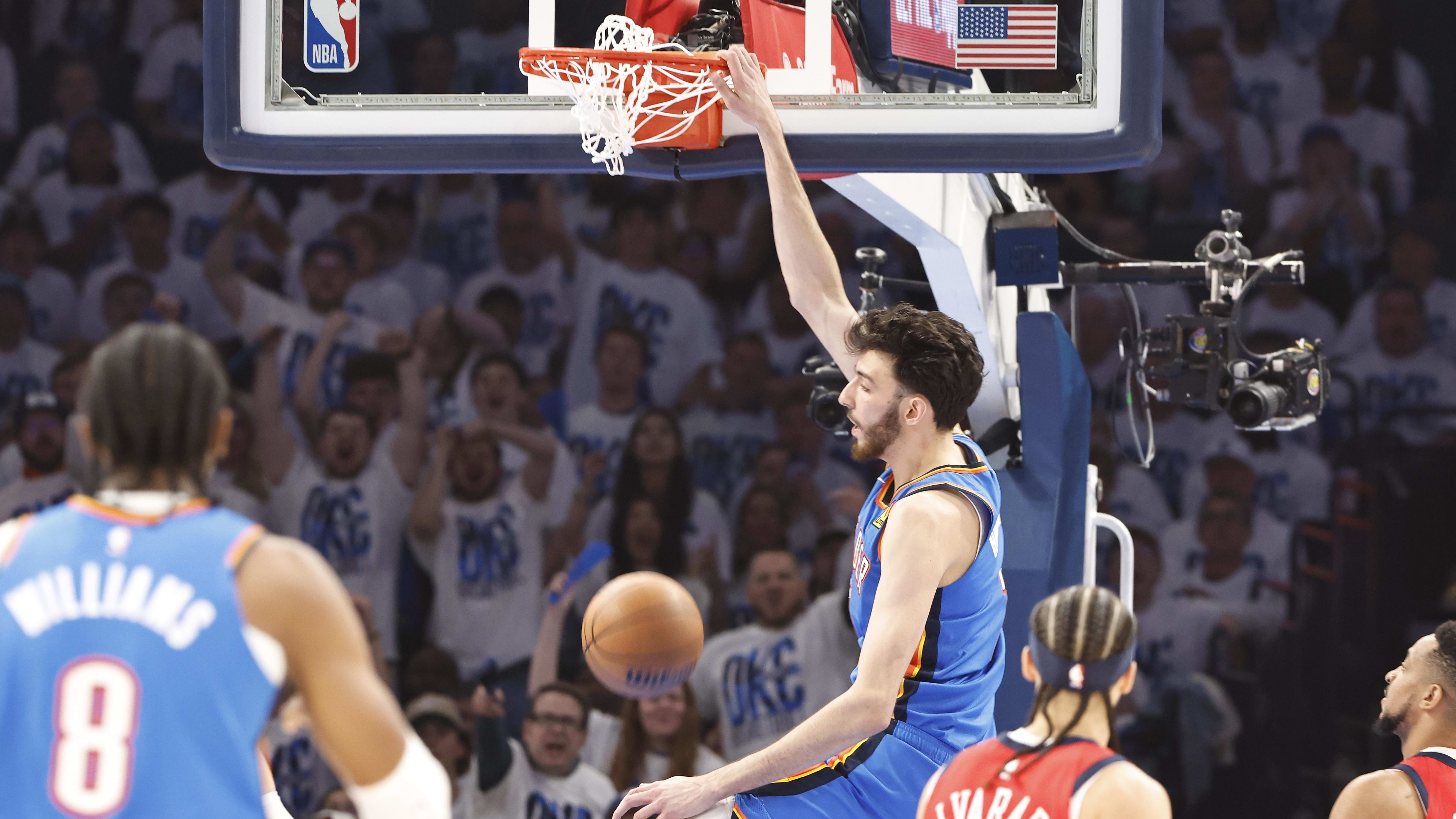 Rookie Chet Holmgren Puts Together Historic Performance in Thunder’s Game 2 Playoff Outing