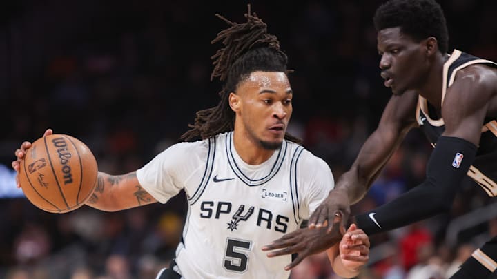 San Antonio Spurs guard Stephon Castle is a great prop target on Sunday.