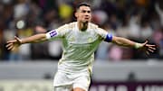Cristiano Ronaldo anotó dos goles en el partido del Al-Nassr contra el Al-Gharafa