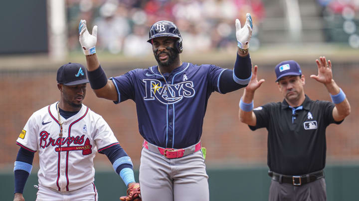 Tampa Bay's Yandy Diaz has been hot in June. He had three hits on Sunday and has a 16-game hitting streak.