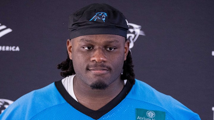 Carolina Panthers offensive tackle Ikem Ekwonu