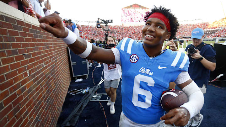 The Mississippi Rebels and quarterback Trinidad Chambliss are massive favorites in Week 7. 