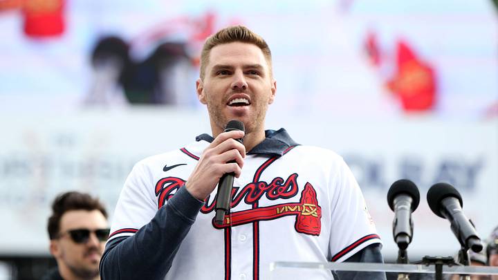 Former Atlanta Braves first baseman Freddie Freeman.