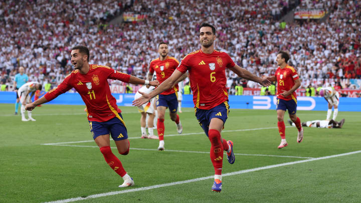 Spain are into the last four