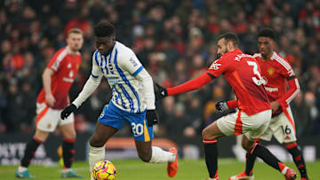 Carlos Baleba is a Man United target 