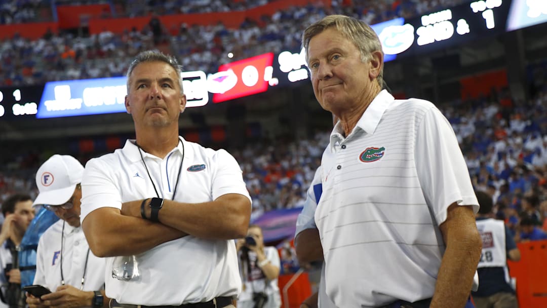 Former Florida Gators head coaches Urban Meyer and Steve Spurrier gave their thoughts on new head coach Jon Sumrall.