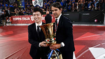 Steven Zhang e Simone Inzaghi 