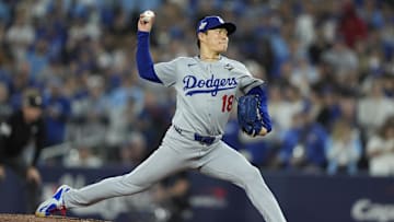 Yoshinobu Yamamoto has been dominant for the Dodgers in the playoffs.