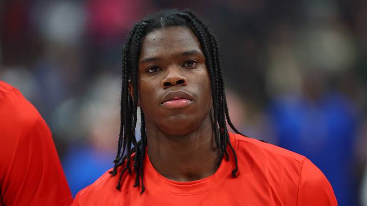 Mar 31, 2026; Glendale, AZ, USA; Jordan Smith Jr during the McDonalds All American Boys Game at Desert Diamond Arena. Mandatory Credit: Mark J. Rebilas-Imagn Images