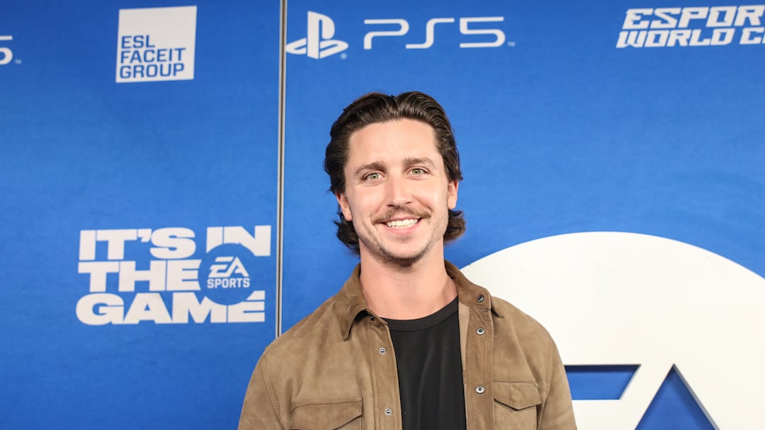 Madden YouTuber Kurt Benkert arrives at the Madden Bowl