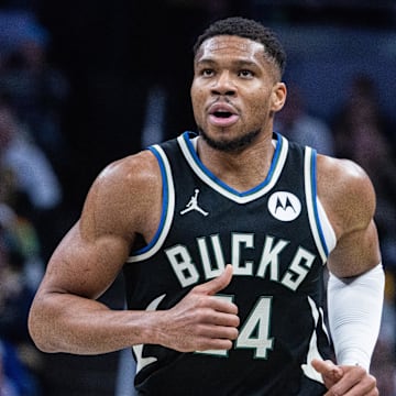 Milwaukee Bucks forward Giannis Antetokounmpo.