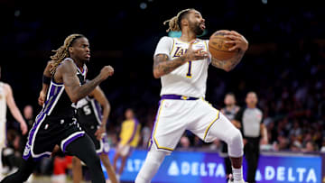 D'Angelo Russell tuvo una decepcionante campaña con los Lakers previo a ser cambiado a los Nets