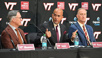 Virginia Tech head coach James Franklin