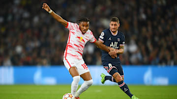 Christopher Nkunku (l.) möchte eines Tages wieder für PSG auflaufen