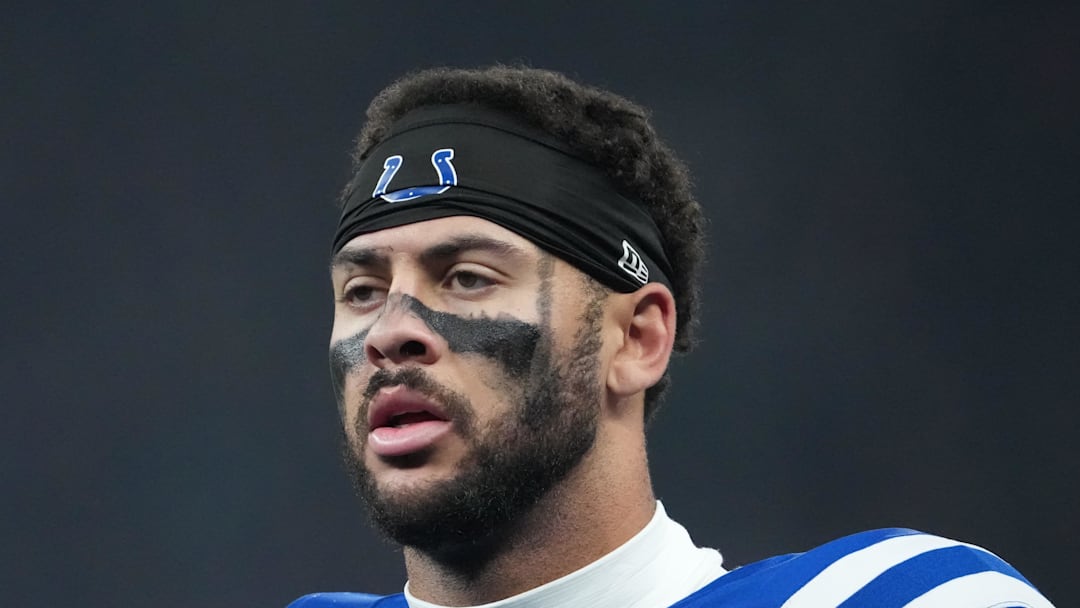 Indianapolis Colts wide receiver Michael Pittman Jr. pregame Indianapolis Colts wide receiver Michael Pittman Jr. pregame