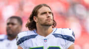 September 18, 2022; Santa Clara, California, USA; Seattle Seahawks linebacker Tanner Muse (58) after the game against the San Francisco 49ers at Levi's Stadium. Mandatory Credit: Kyle Terada-USA TODAY Sports