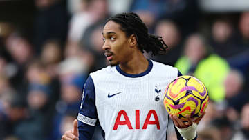 Djed Spence in action against Everton 