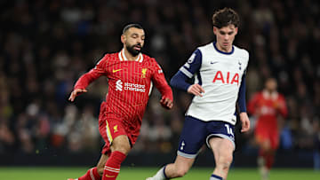 Archie Gray during the defeat to Liverpool