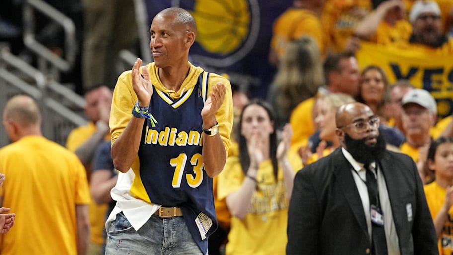 Reggie Miller can't wait for Game 7. | Kyle Terada-Imagn Images