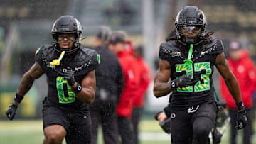 Oregon's explosive running game and stingy defense make them a playoff contender. If they can win out against a tough November schedule, they'll host a home playoff game.