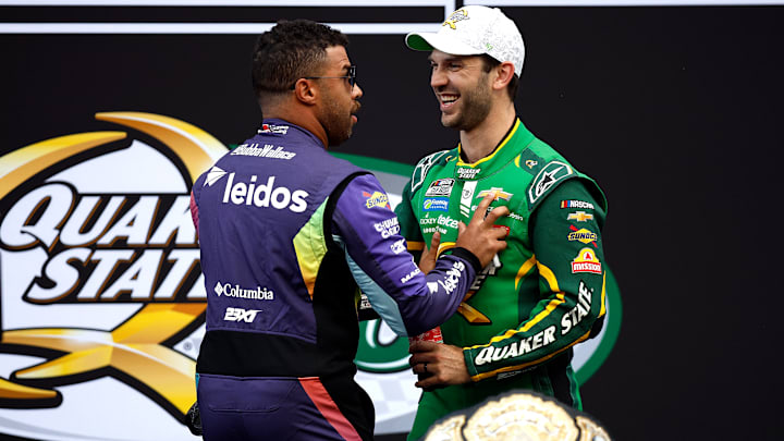 Bubba Wallace, 23XI Racing, Daniel Suarez, Trackhouse Racing, Atlanta Motor Speedway, NASCAR
