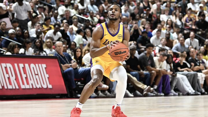 Bronny James se estrenará en la NBA nada menos que con Los Angeles Lakers