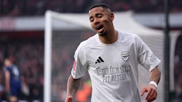 Gabriel Jesus was withdrawn in the first half against Man Utd