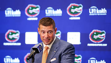 Florida Football Hosts Press Conference Introducing New Head Coach Jon Sumrall