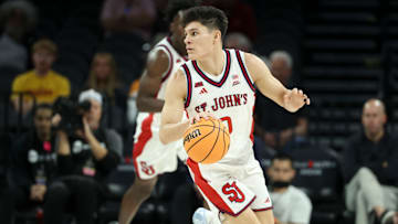 St. John's v Baylor - 2025 Player's Era Tournament; St. John's basketball guard Dylan Darling