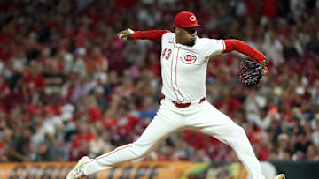 Cincinnati Reds pitcher Alexis Diaz