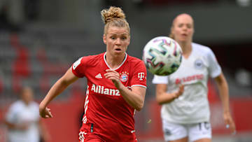 Linda Dallmann trifft mit den Bayern auf Eintracht Frankfurt