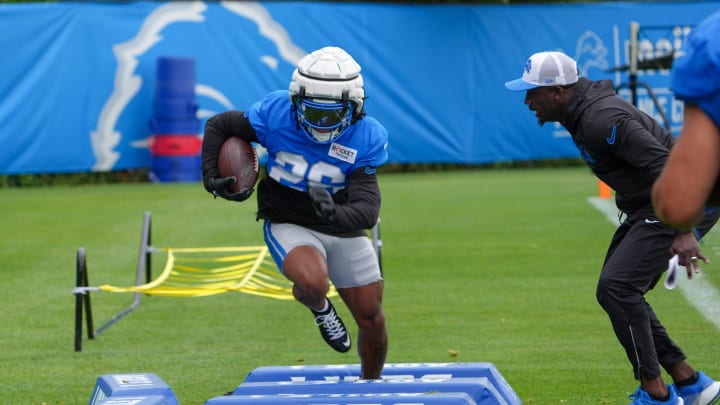 Detroit Lions RB Jahmyr Gibbs.