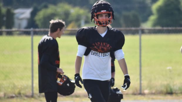 Napavine's Karsen Denault is a Class 2B all-state candidate in 2024 at wide receiver.