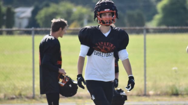 Napavine's Karsen Denault is a Class 2B all-state candidate in 2024 at wide receiver.