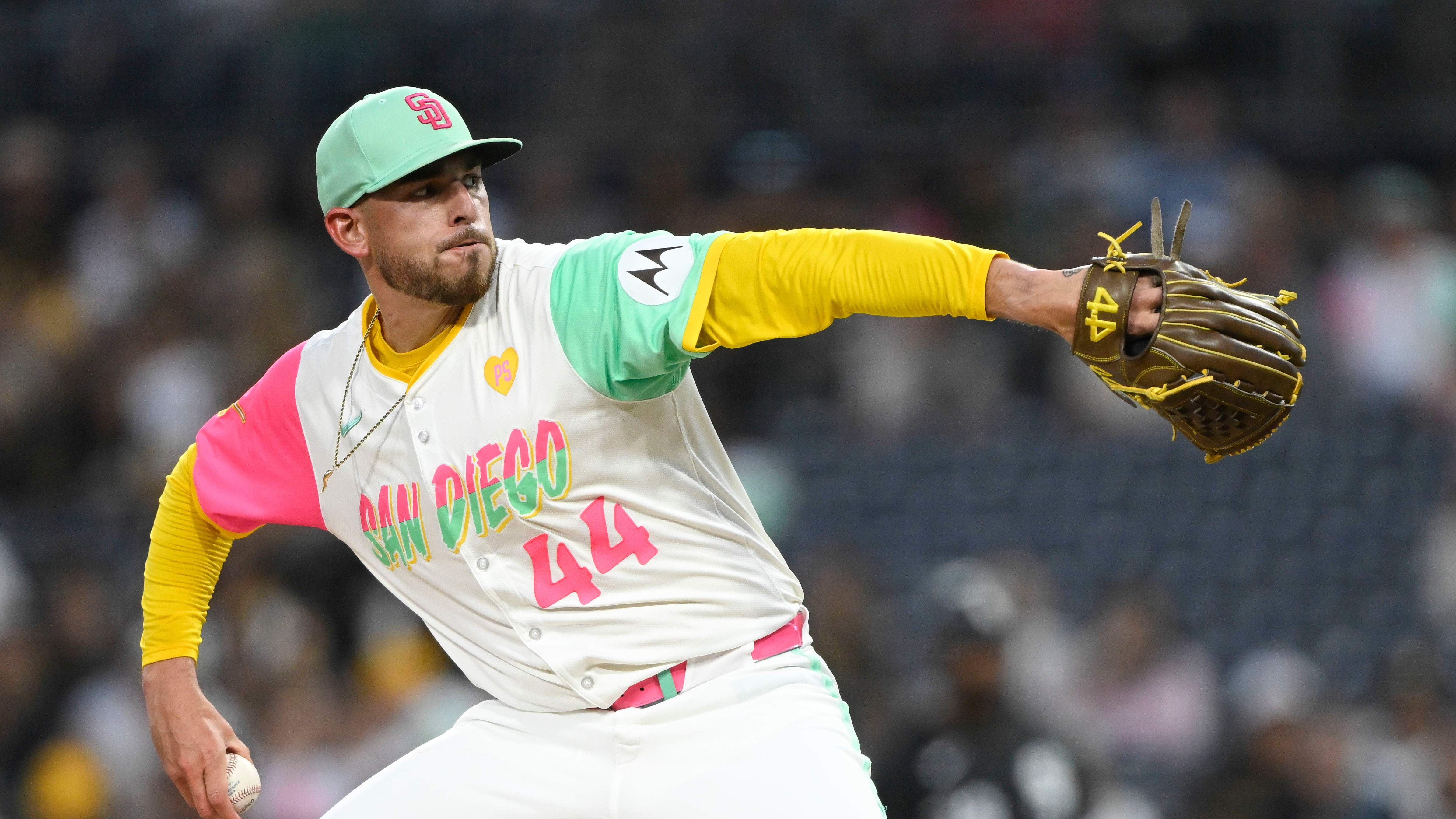 AJ Preller 向教士隊球迷介紹 2025 年喬·穆斯格羅夫 (Joe Musgrove) 將如何被取代