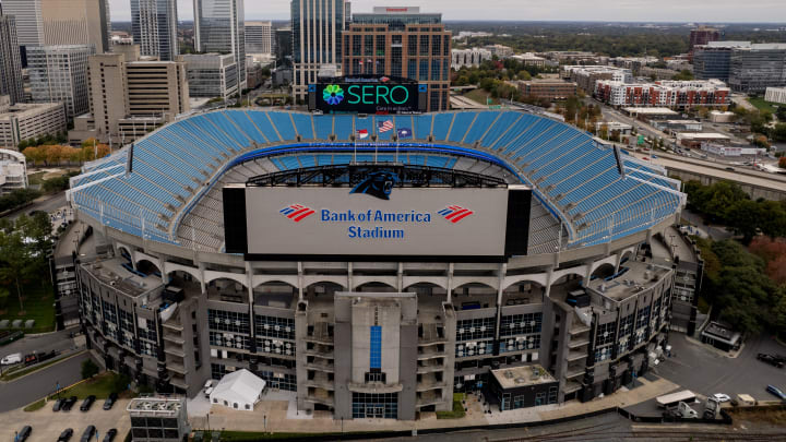 Los Carolina Panthers disputan sus juegos en el Bank of America Stadium