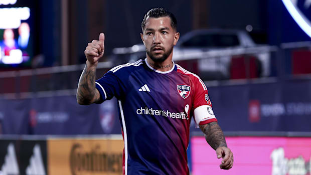 FC Dallas midfielder Luciano Acosta.