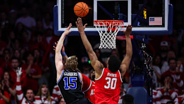 BYU guard Richie Saunders (15) leads the Cougars against VCU in Thursday's opening round of the NCAA Tournament.