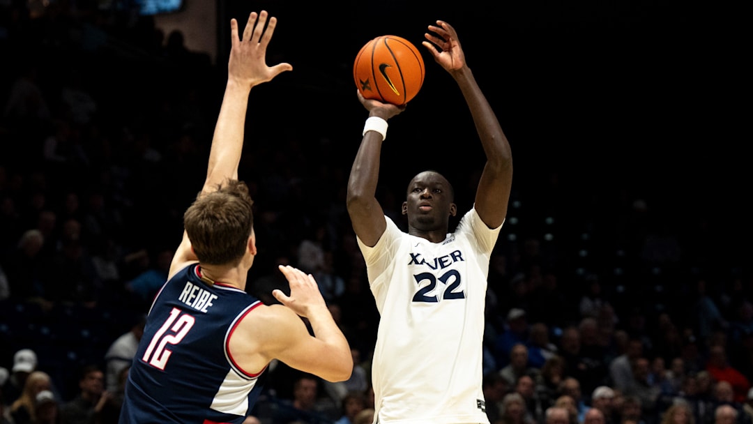 Xavier Musketeers forward Pape N’Diaye (22)