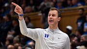 Duke basketball head coach Jon Scheyer