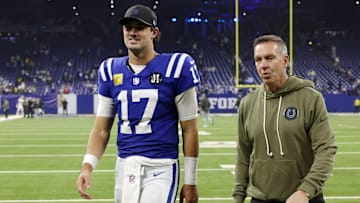 Daniel Jones and Lou Anarumo of the Indianapolis Colts