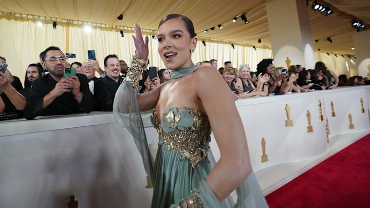 Mar 10, 2024; Los Angeles, CA, USA; Hailee Steinfeld on the red carpet at the 96th Oscars at the Dolby Theatre at Ovation Hollywood in Los Angeles Mar 10, 2024; Los Angeles, CA, USA; Hailee Steinfeld on the red carpet at the 96th Oscars at the Dolby Theatre at Ovation Hollywood in Los Angeles